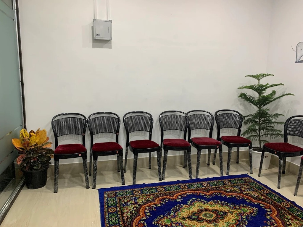 Comfortable patient waiting area